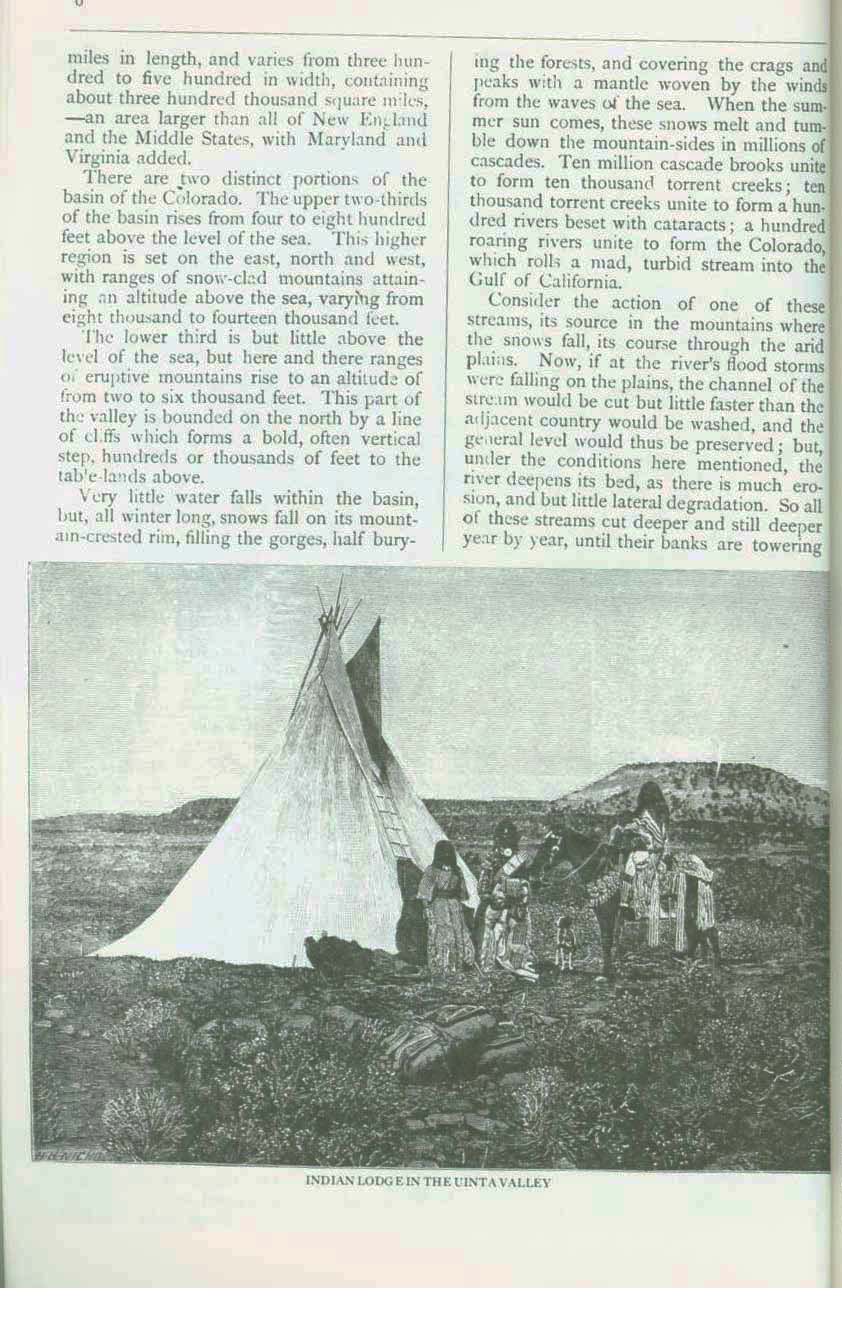 THE CA&Ntilde;ONS OF THE COLORADO-- the 1869 discovery voyage down the Colorado River. vist0059f